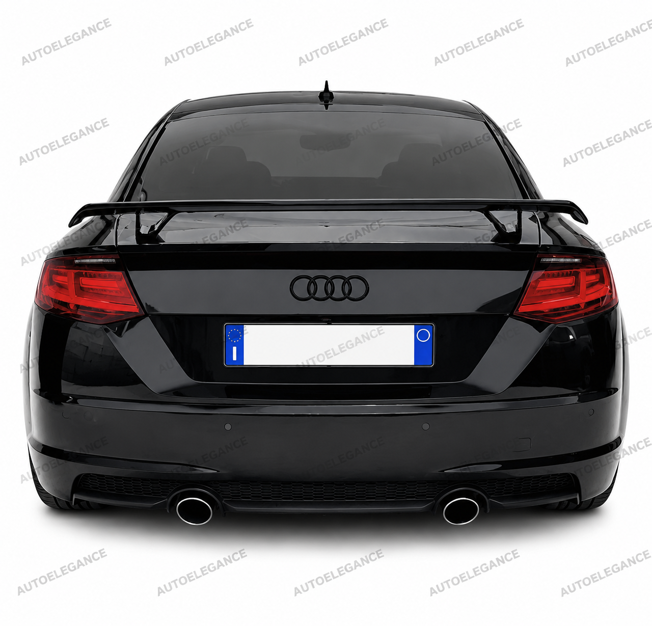 💫SPOILER POSTERIORE LOOK TTS TTRS NERO LUCIDO AUDI TT FV 8S 2015-2020💫