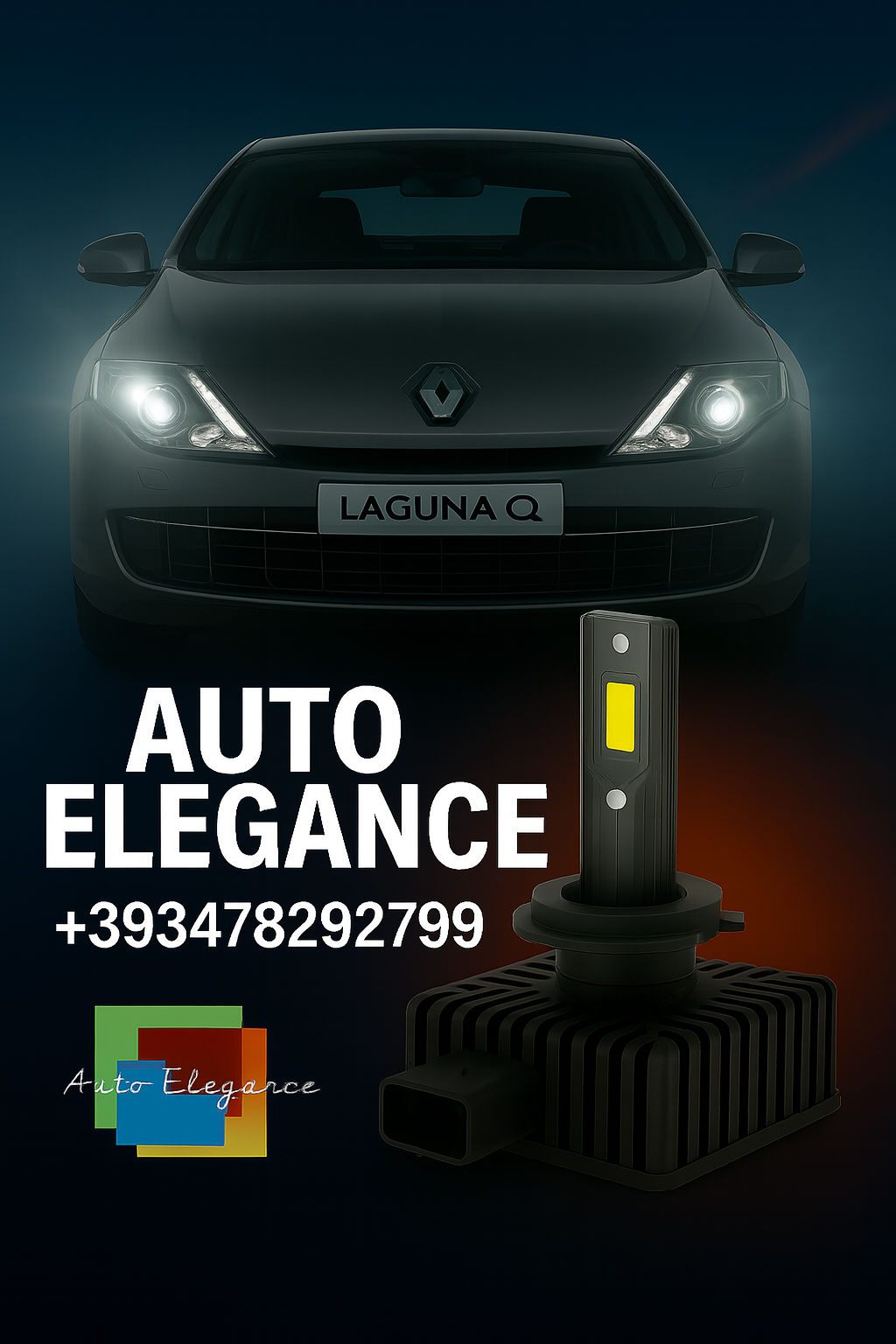 💕COPPIA LAMPADE D1S LED DA XENON A LED PER  RENAULT LAGUNA COUPE💕