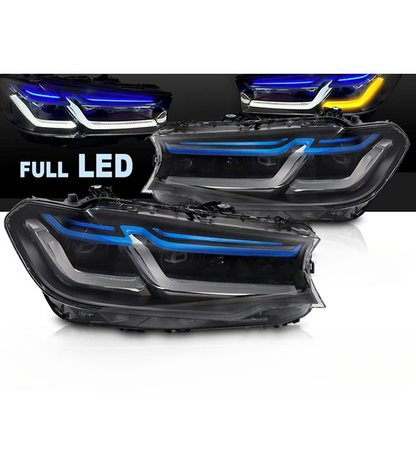 💫ART.7635 FARI FULL LED adatti per BMW Serie 5 G30 / G31 2017-2020💫