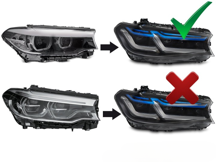 💫ART.7635 FARI FULL LED adatti per BMW Serie 5 G30 / G31 2017-2020💫