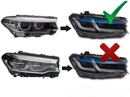 💫ART.7635 FARI FULL LED adatti per BMW Serie 5 G30 / G31 2017-2020💫
