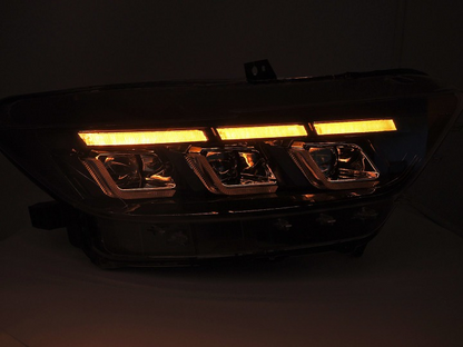 💕 Fari Anteriori Adatto per Ford Mustang 14-17 Full LED DRL Neri 💕