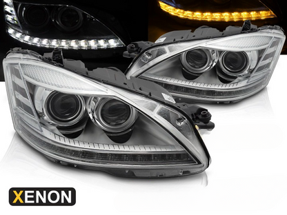 💕ART.7636 FARI XENON LED adatti per MERCEDES W221 CLASSE S 05-09💕