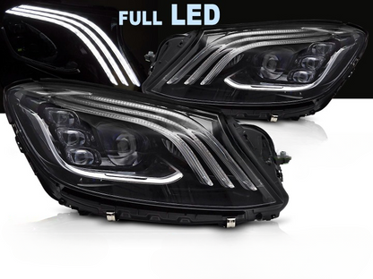 💫ART.7637 FARI FULL LED DRL adatti per MERCEDES CLASSE S W222 13-17💫