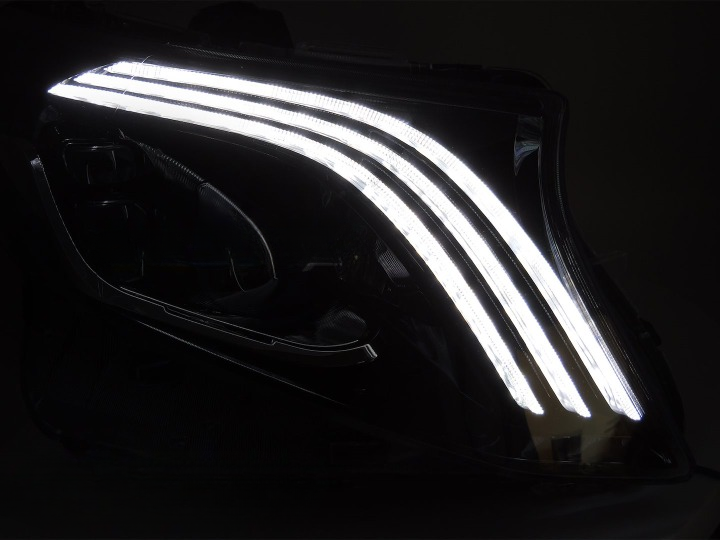 💫ART.7637 FARI FULL LED DRL adatti per MERCEDES CLASSE S W222 13-17💫
