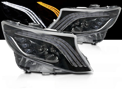 💫ART.7638 FARI FULL LED SEQ adatti per MERCEDES CLASSE V / VITO W447 14-23💫