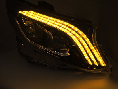 💫ART.7638 FARI FULL LED SEQ adatti per MERCEDES CLASSE V / VITO W447 14-23💫