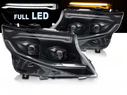 💫ART.7639 FARI FULL LED SEQ adatti per MERCEDES CLASSE V / VITO W447 14-23💫