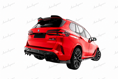 🔥ART.9778 SPLITTER POSTERIORE CON BARRE VERTICALI) BMW X5 M F95/ F95 FACELIFT🔥