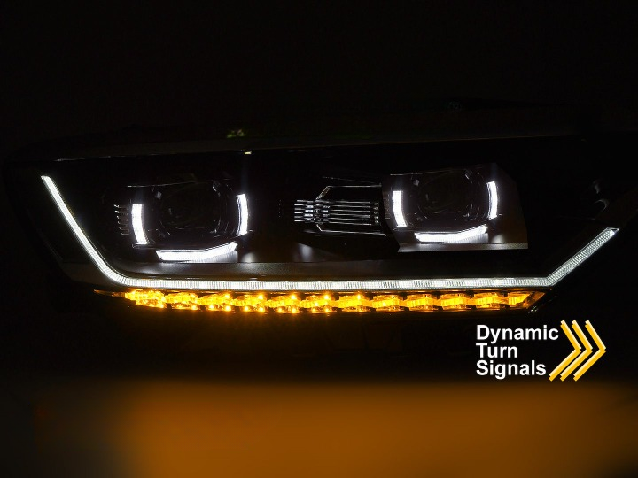 💕 Fari Anteriori Adatto per VW Passat B8 2014-2019 Full LED DRL Seq 💕
