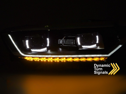 💕 Fari Anteriori Adatto per VW Passat B8 2014-2019 Full LED DRL Seq 💕