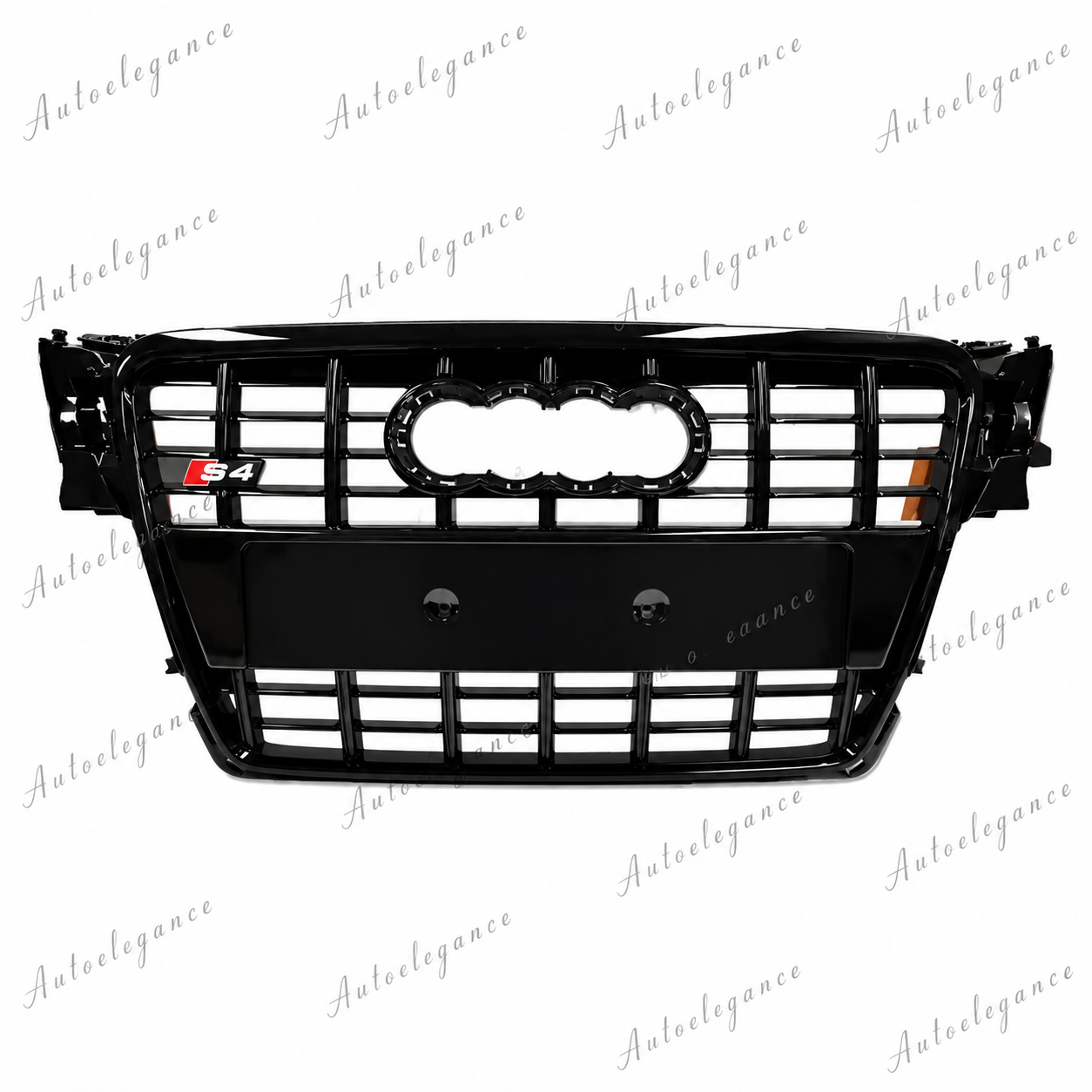 🔥ART.1942 GRIGLIA ADATTO PER AUDI A4 B8 2007-2011 LOOK S4 NERO LUCIDO🔥