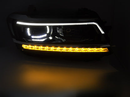 💕 Fari Anteriori Adatto per VW Tiguan II 2015-2020 Full LED DRL Sequenziali 💕