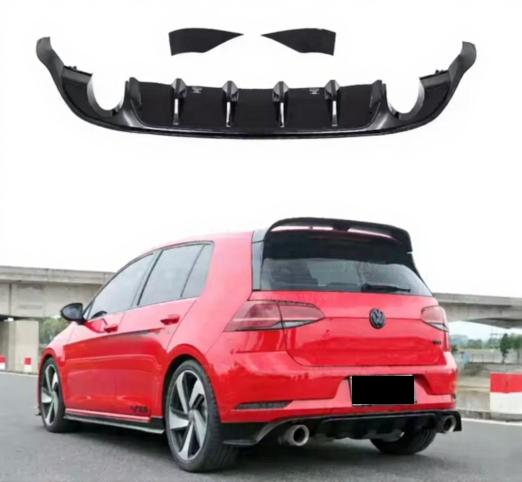 💫ART.4952 Diffusore Posteriore per Volkswagen Golf 7.5 MK7.5 GTI TCR💫