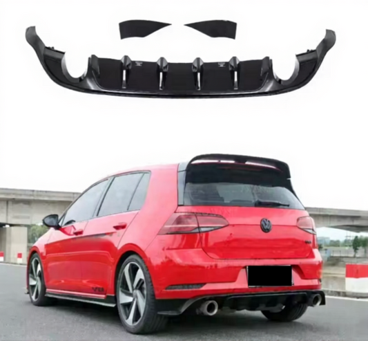💫ART.4952 Diffusore Posteriore per Volkswagen Golf 7.5 MK7.5 GTI TCR💫