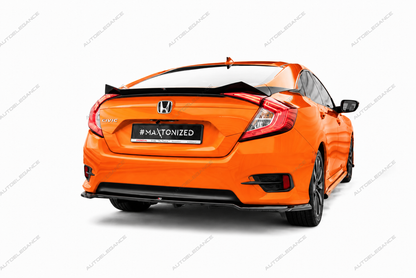 🔥ART.9866 SPLITTER POSTERIORE (CON BARRE VERTIVALI) PER HONDA CIVIC Mk10🔥