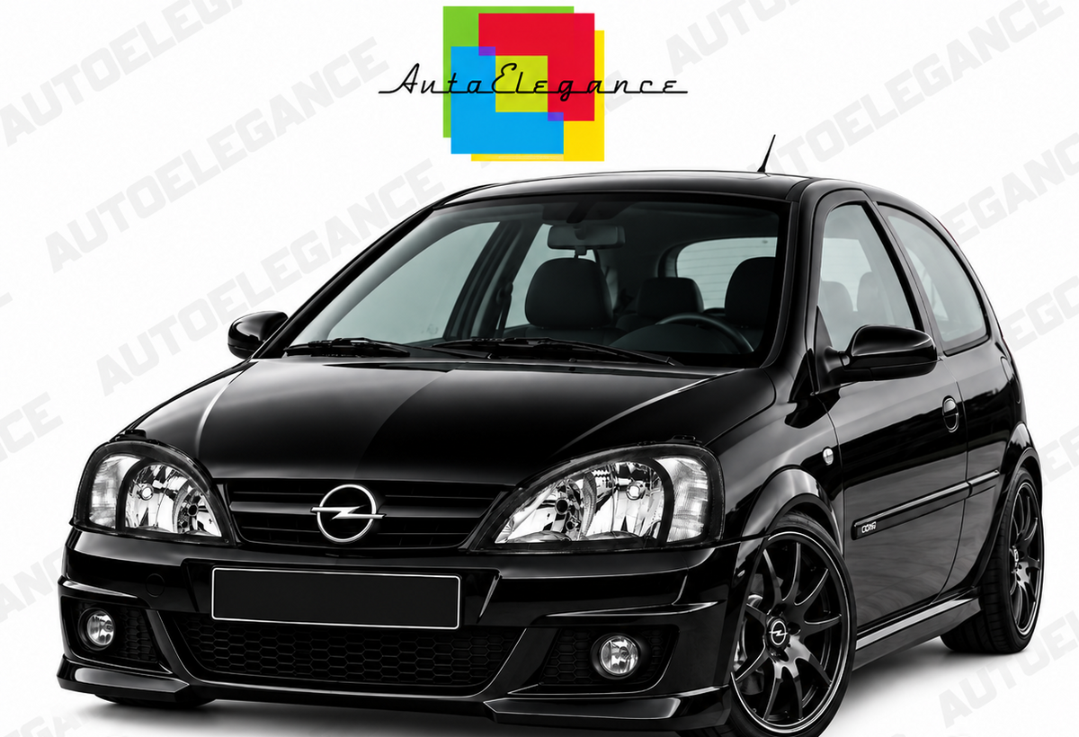 ART.10996 FARI ANTERIORI ADATTO PER OPEL CORSA C 00-06 NERO