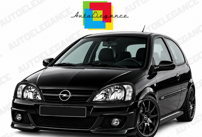 ART.10996 FARI ANTERIORI ADATTO PER OPEL CORSA C 00-06 NERO