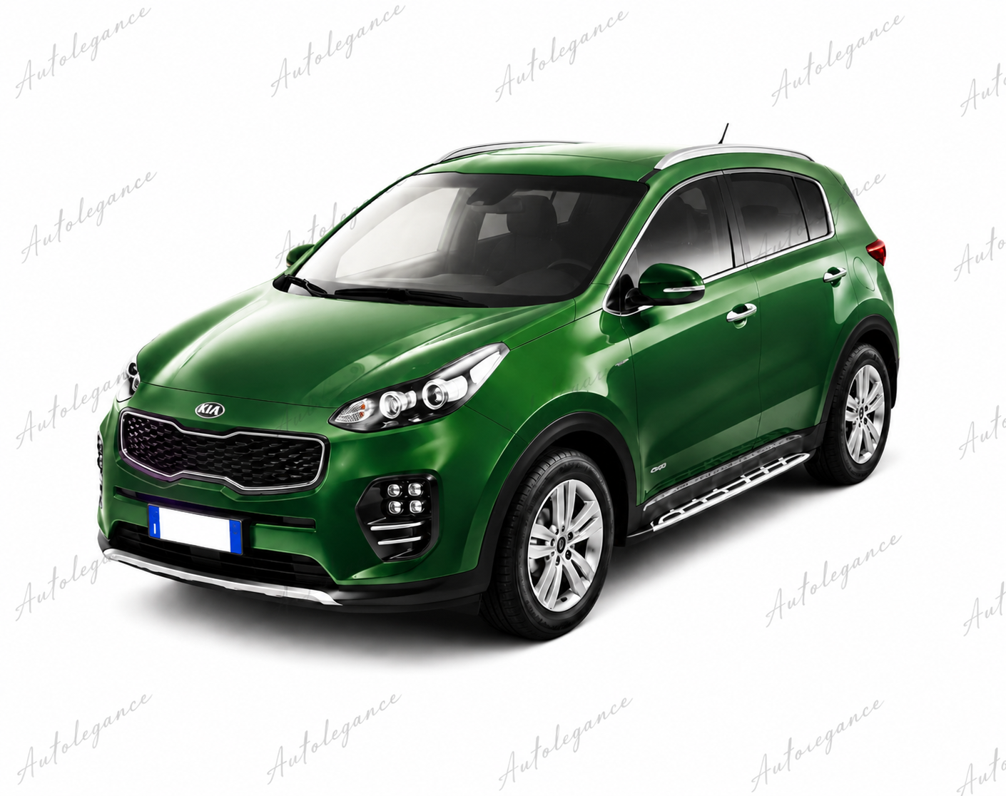 🔥ART.0847 PEDANE LATERALI KIA SPORTAGE QL 15-21 SOTTO PORTA ALLUNINIO E PVC🔥