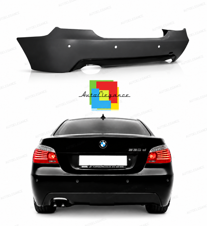 💫ART.10409 PARAURTI POSTERIORE SPORTIVO PDC PER BMW E60 08-10💫