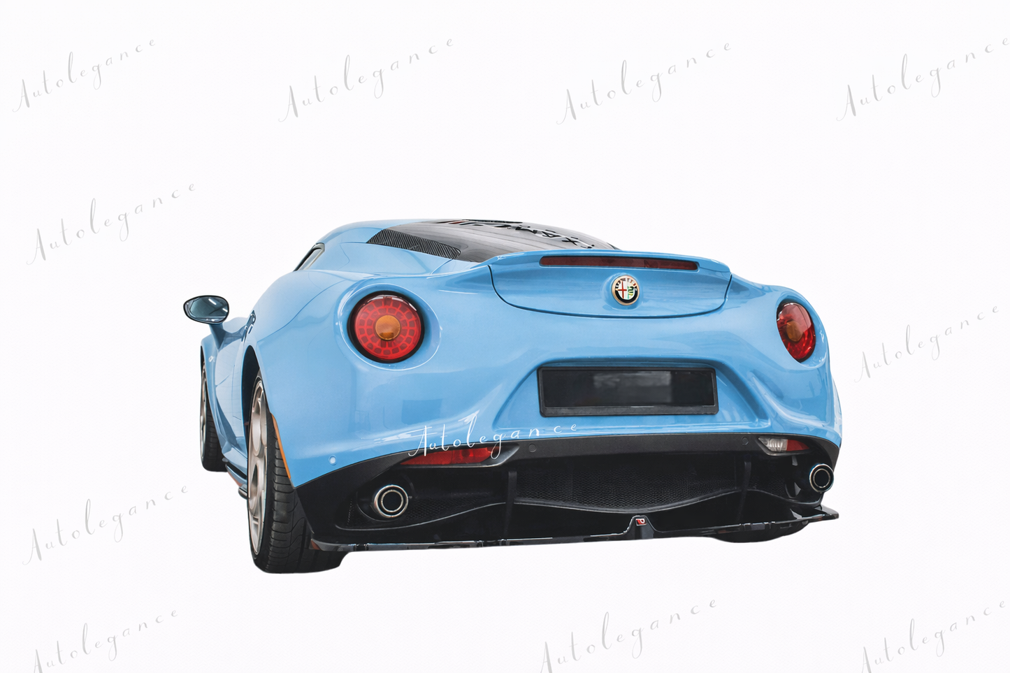 🔥ART.9583 SPLITTER POSTERIORE ADATTO PER  ALFA ROMEO 4C🔥