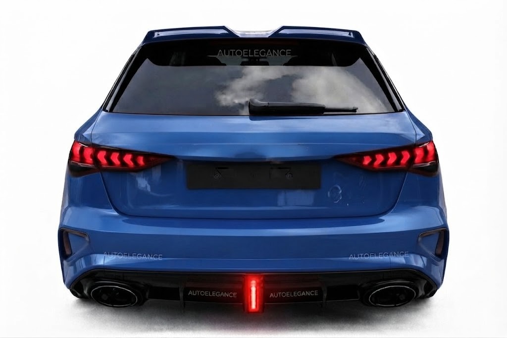 💫Paraurti Posteriore + Diffusore - Audi A3 Sportback 2025+ Look RS3 Led💫