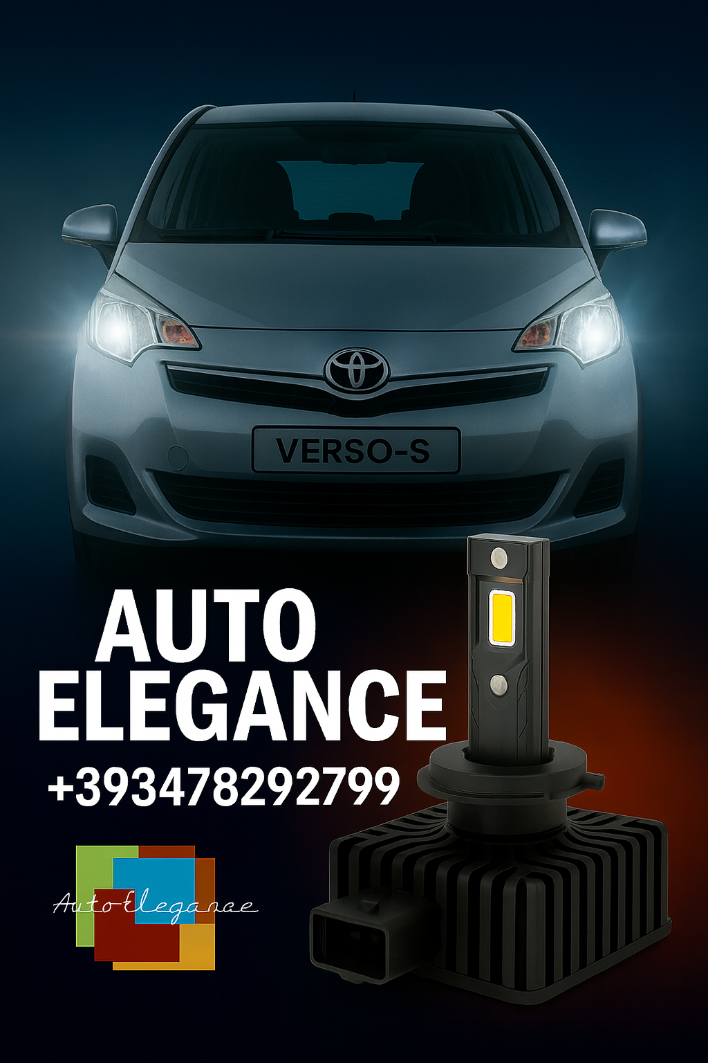 💕COPPIA LAMPADE D1S LED DA XENON A LED PER TOYOTA VERSO S 💕