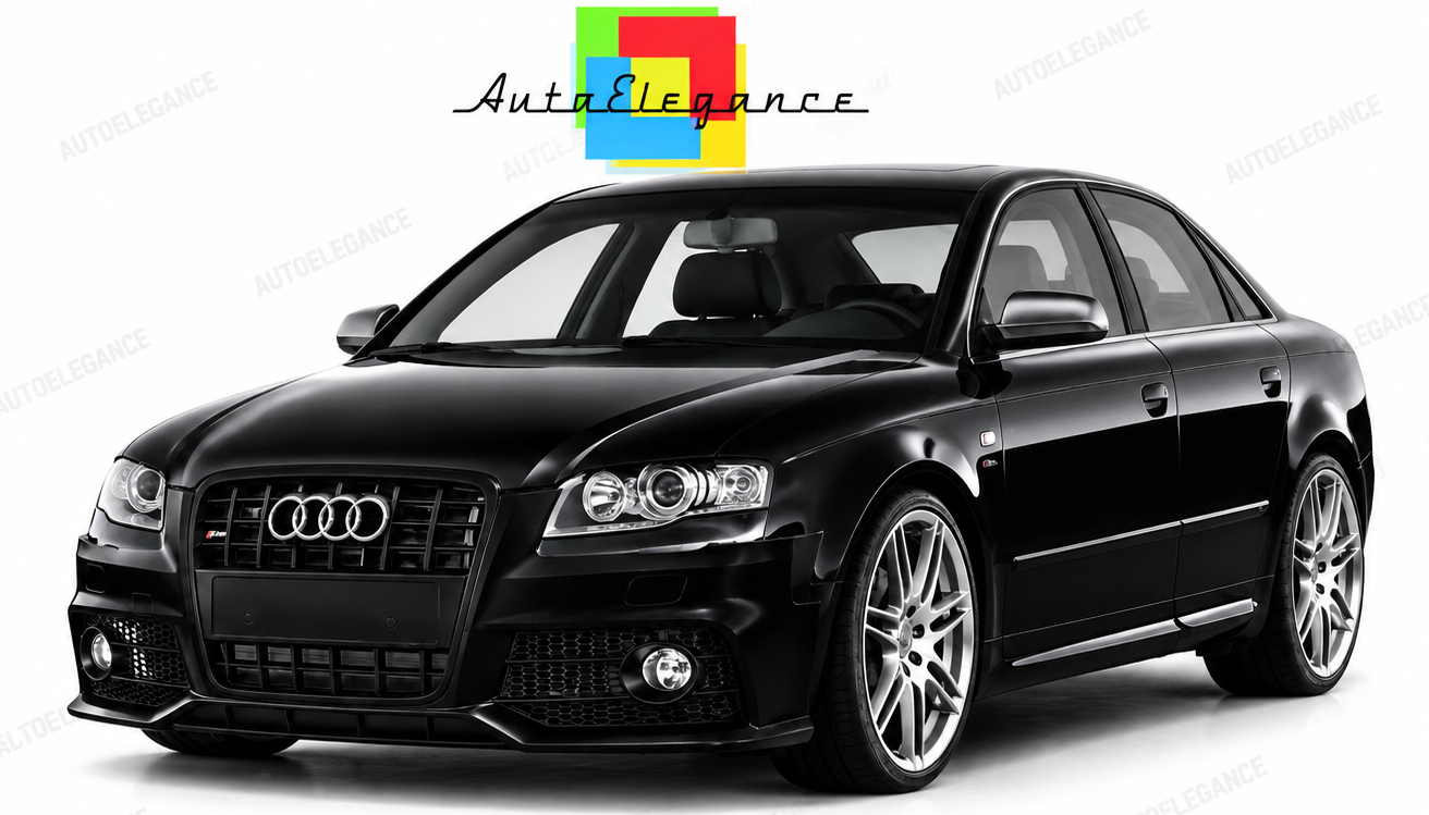 💕PARAURTI ANTERIORE AUDI A4 B7 04-08 LOOK S LINE NERO SRA💕