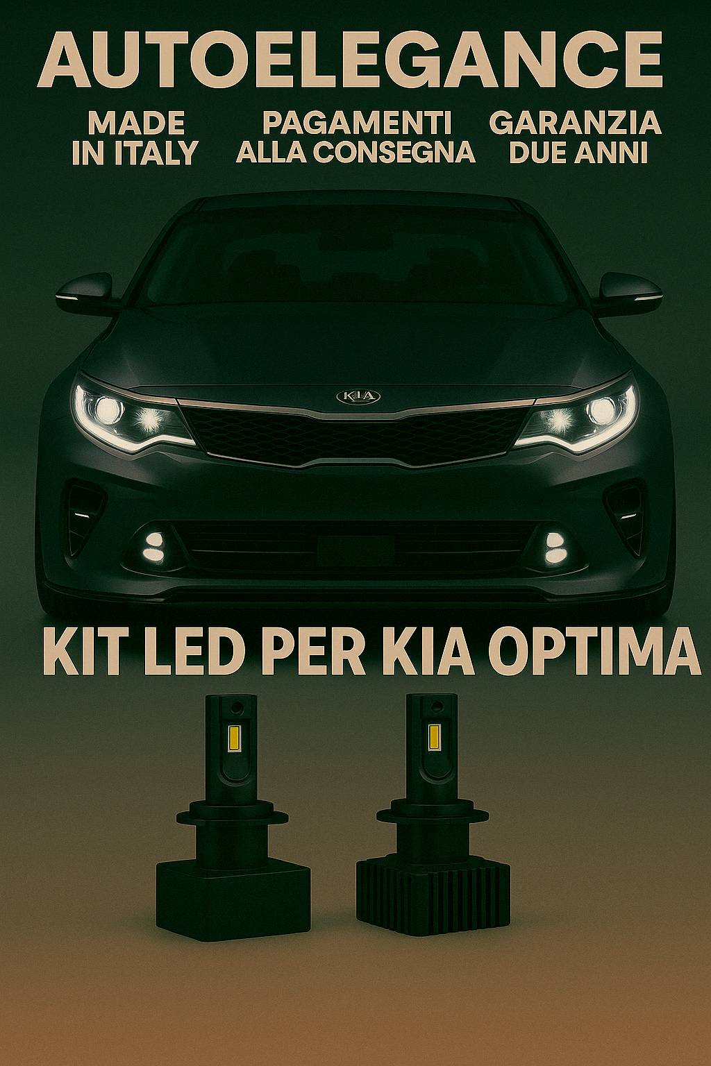 ❤️KIT LED D3S 6000K BIANCO GHIACCIO ANABBAGLIANTI PER  KIA  OPTIMA ❤️