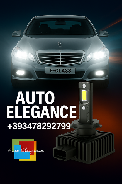💕COPPIA LAMPADE D1S LED DA XENON A LED PER MERCEDES CLASSE E W211💕
