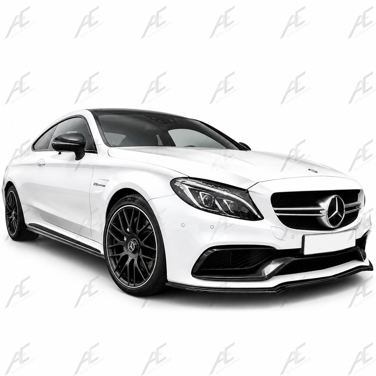 💕SPLITTER  M. Benz C205 2015+  NERO LUCIDO  💕