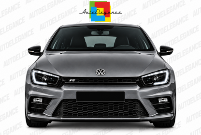 ART.10777  FARI ANTERIORI ADATTO PER  VW SCIROCCO 08-04.14 NERO