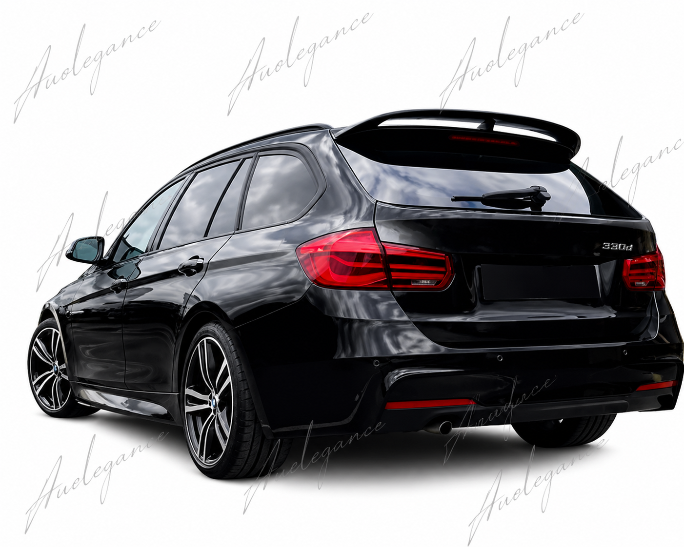🔥ART.9729 SPOILER POSTERIORE PER TETTO BMW F31 NERO LUCIDO IN ABS / 2012-2018🔥
