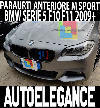 Paraurti anteriore con griglie centrali a doppio rene adatto per BMW Serie 5 F10