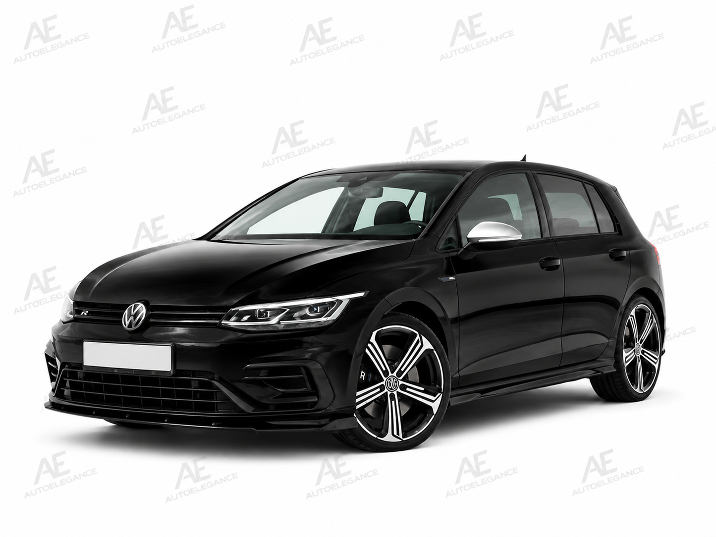 💕ART.10095 SPLITTER VW Golf 7.5 R & R linea (2017-2019) Nero lucido💕