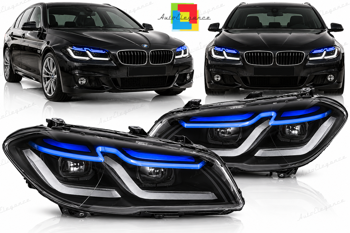 FARI FULL LED DRL ADATTI PER BMW F10 / F11 10-13