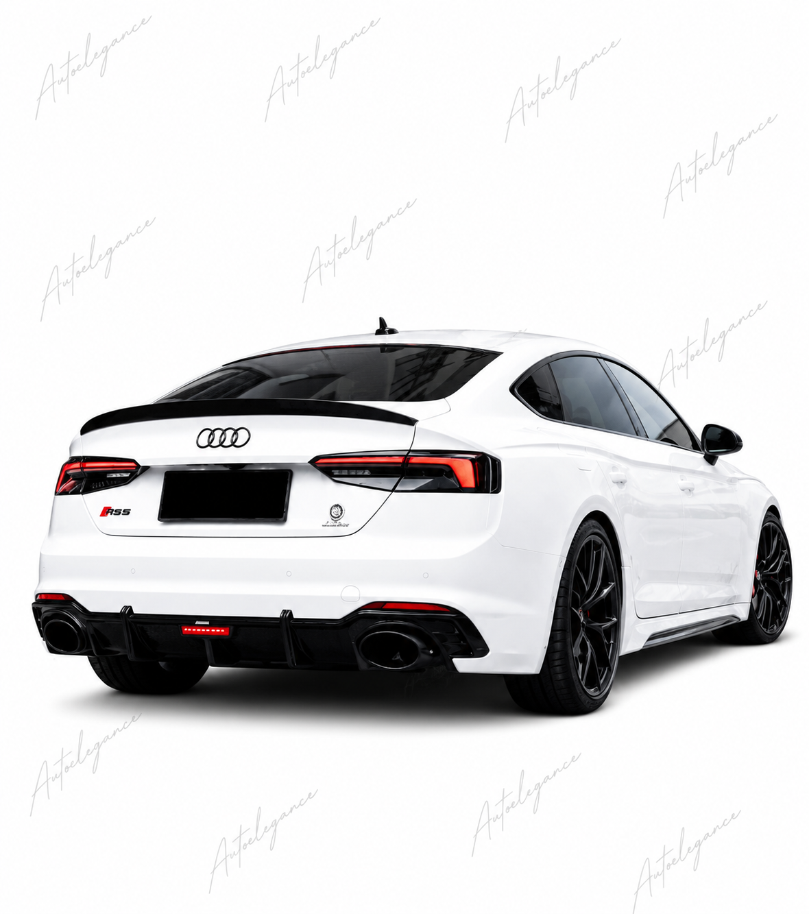 🔥ART.9914 SPOILER PER BAGAGLIAIO AUDI A5 S5 RS5 B9 SPORTBACK NERO LUCIDO 17+🔥