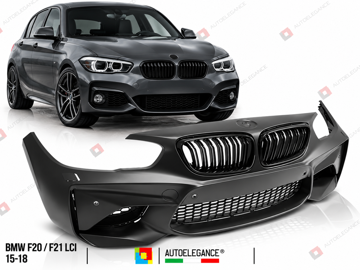 PARAURTI ANTERIORE STILE SPORT PDC ADATTO PER BMW F20 / F21 LCI 15-18