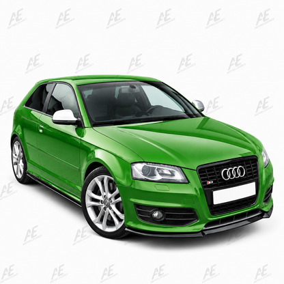 💕ART.9887 Splitter Audi A3 S3 8P restyling 08-11 solo per sline nero lucido💕