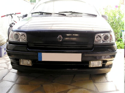 💫ART.6107 FARI ANTERIORI OCCHI D'ANGELO NERI per RENAULT CLIO 90-95💫