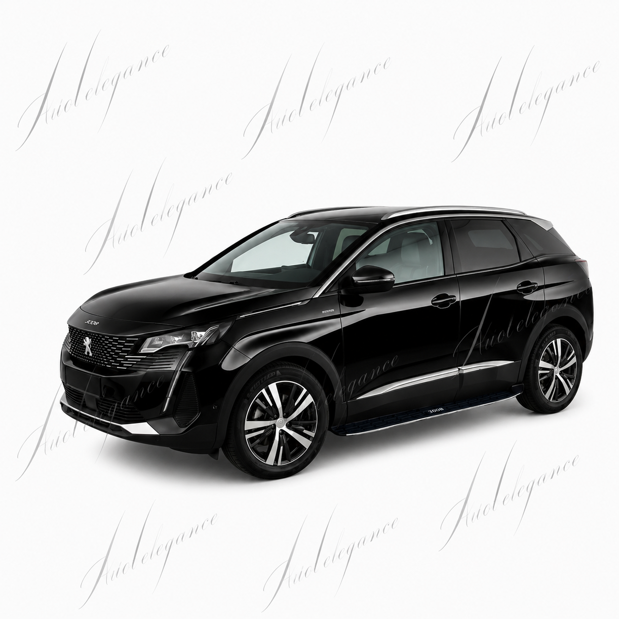 🔥ART.9721 PEDANE LATERALI STILE OE NERO ADATTO PER PEUGEOT 3008 2016-2023🔥