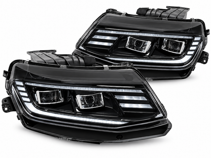 ART.10680 FARI ANTERIORI ADATTO PER CHEVROLET CAMARO 16-18 NERO
