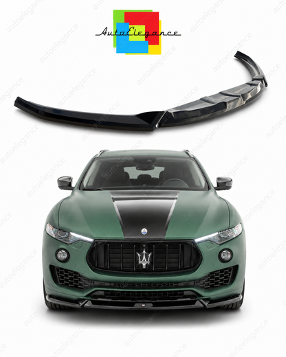 💕Splitter  adatto  per  Maserati Levante MK1 nero lucido ABS💕