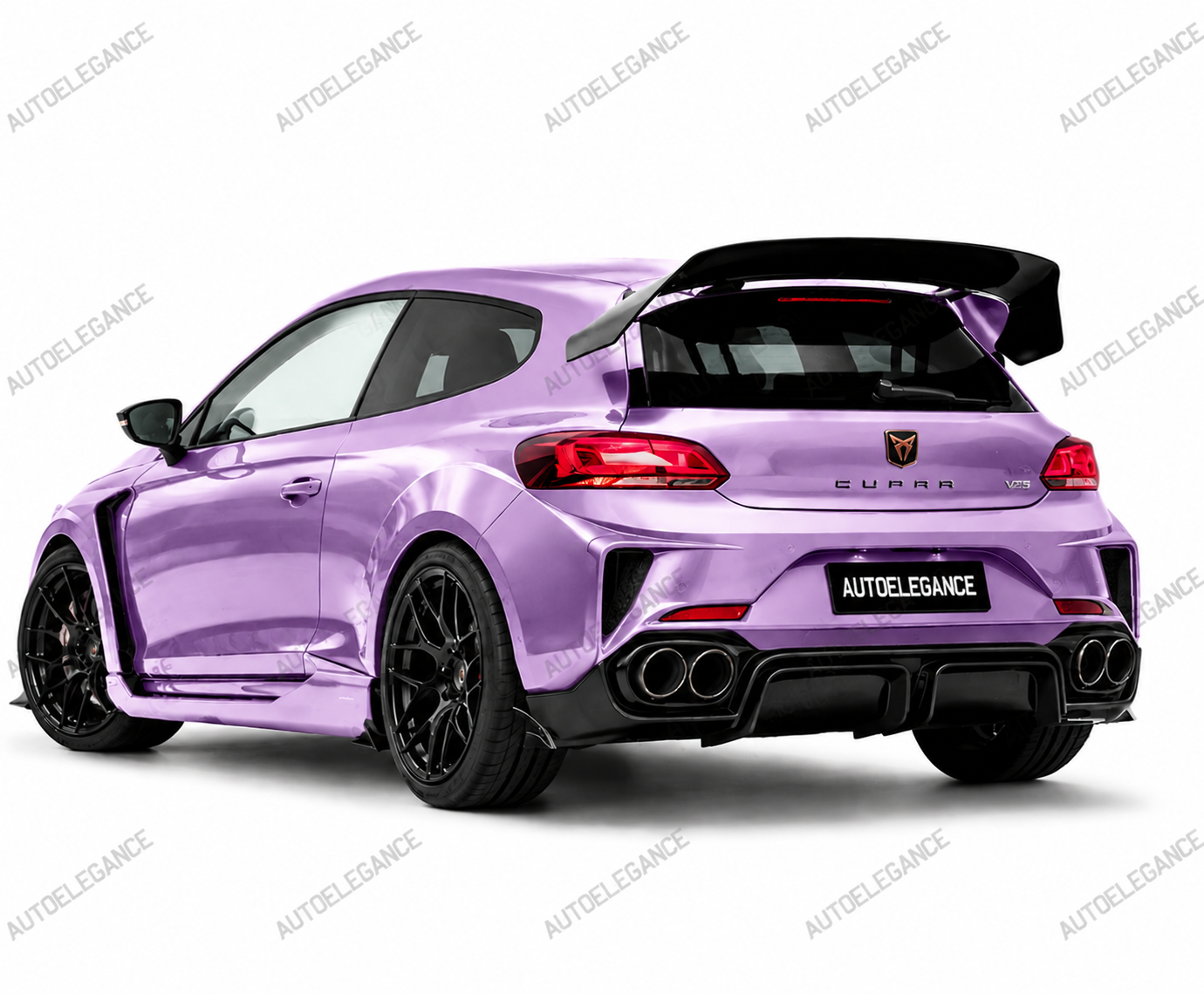 💫Spoiler Posteriore Nero Lucido per Volkswagen Scirocco 2009-2018💫