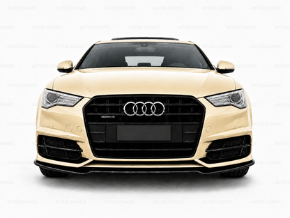 💫ART.0053 PLITTER ANTERIORE PER AUDI A6 4G C7 NERO LUCIDO💫