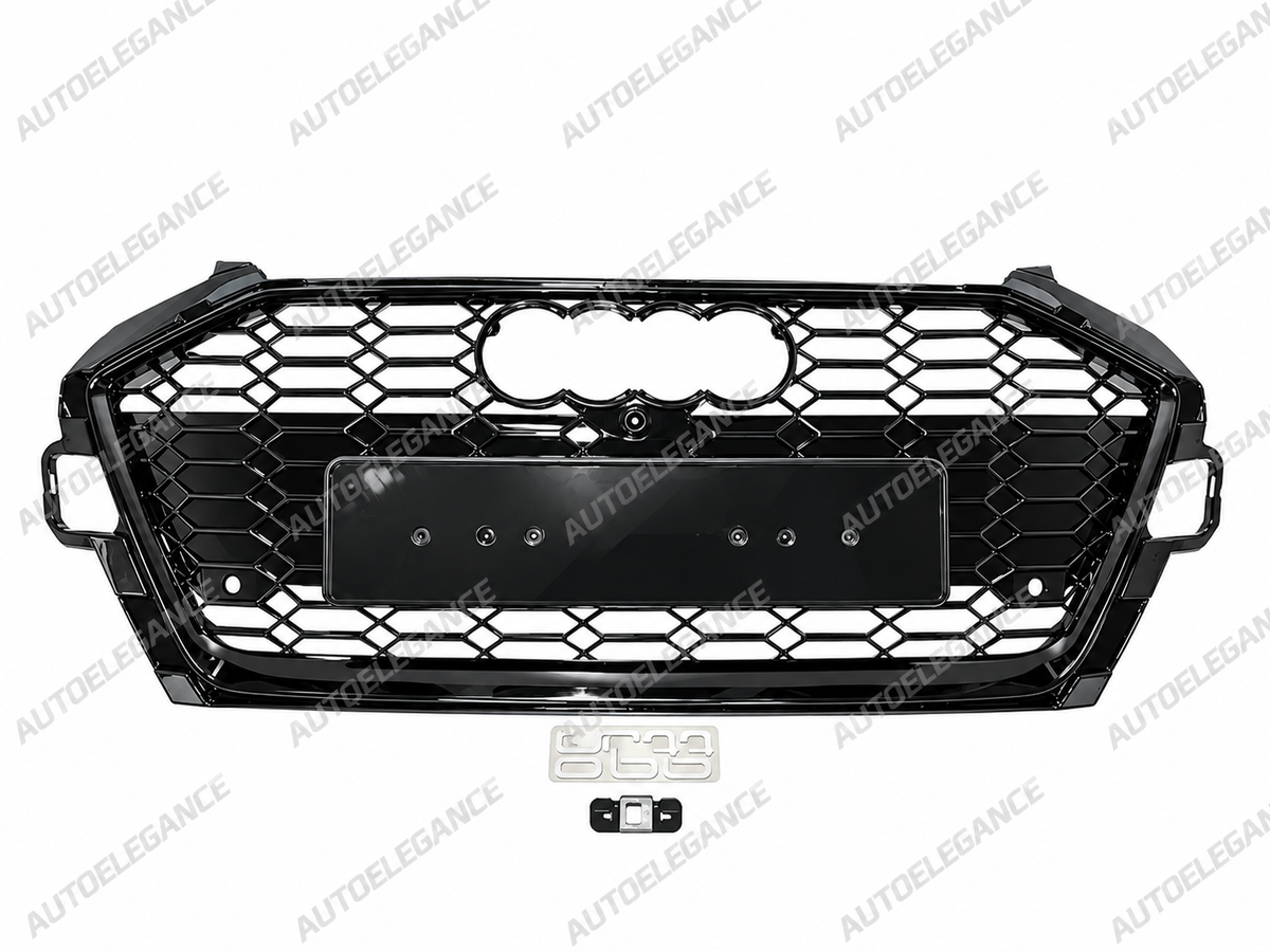 🔥ART.10661 GRIGLIA ADATTO PER AUDI A4 B9  LOOK RS4 NERO 20 - 24🔥