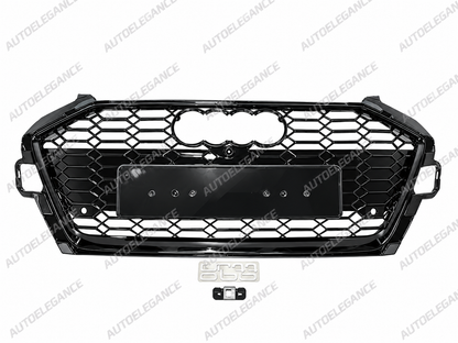 🔥ART.10661 GRIGLIA ADATTO PER AUDI A4 B9  LOOK RS4 NERO 20 - 24🔥