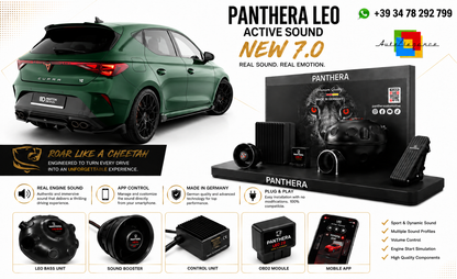 💕ART.2672 PANTHERA Soundsystem Booster 7.0-Seat Leon FR Mk4 💕