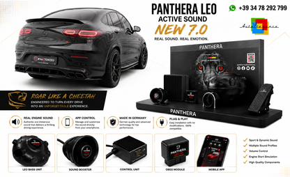 💕ART.2672 PANTHERA Soundsystem Booster 7.0-Mercedes-AMG GLC 63 Coupe C253💕