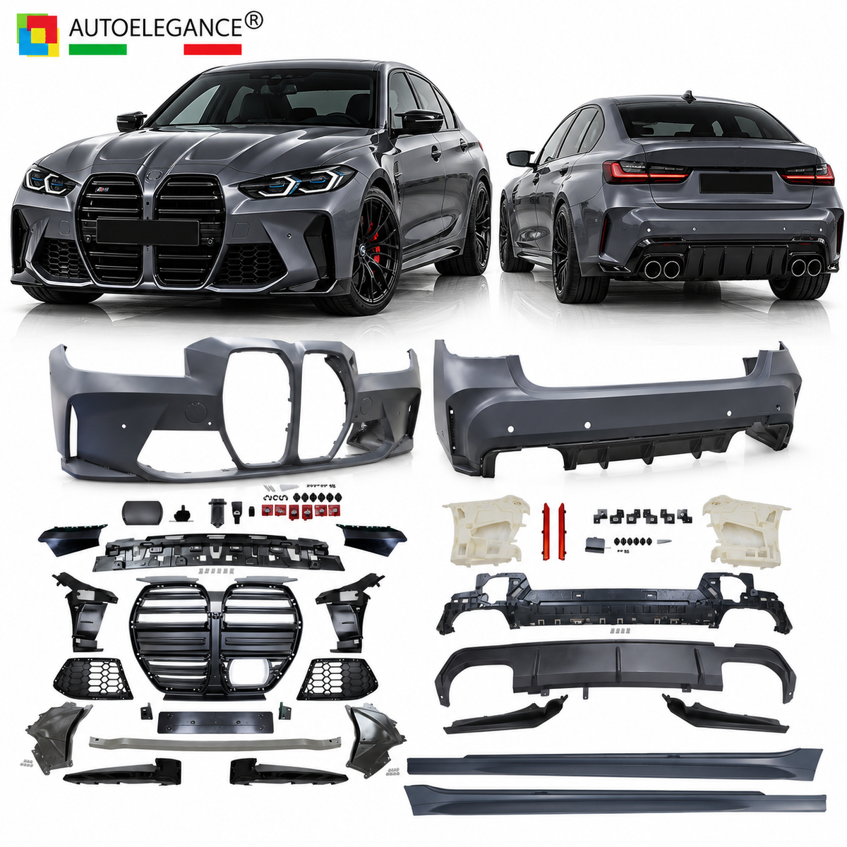 BODY KIT ADATTO PER BMW G20 LCI 2023+ Look M3